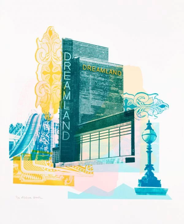 Dreamland Margate architecture Art Print