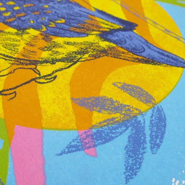 Common Kingfisher Screen Print