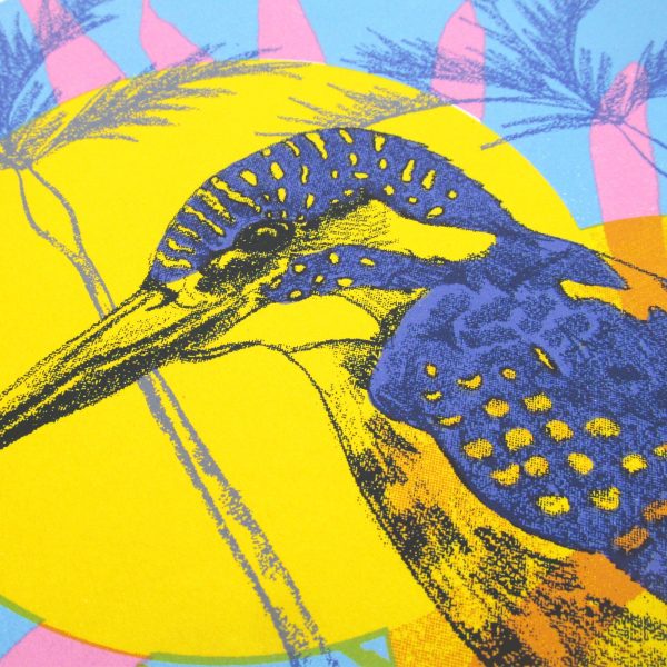 Common Kingfisher Screen Print