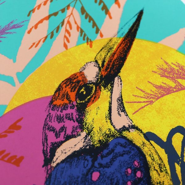 Dwarf Kingfisher Screen Print