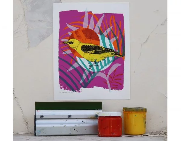 Golden Oriole Screen Print