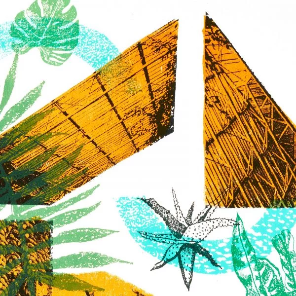 Barbican Conservatory Screen Print
