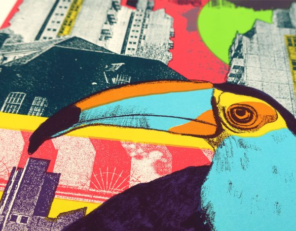 Concrete Jungle II Screen Print