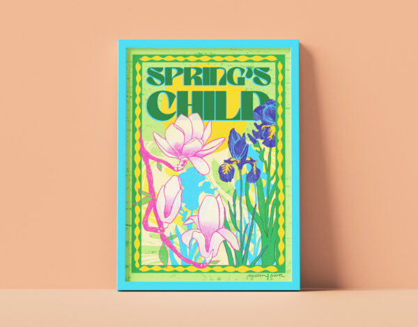 Spring's Child A4 Giclee Print
